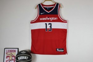 Maillot de Basket #13 Poole Washington Wizards Rouge